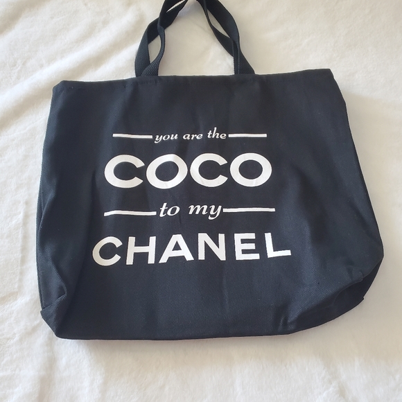 NEW! YOU ARE THE CoCo TO MY... TOTE FABULOUS, CHIC, SEXY COTTON TOTE BAG - Picture 7 of 14